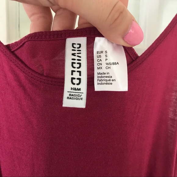 Burgundy long summer dress - Picture 4 of 4